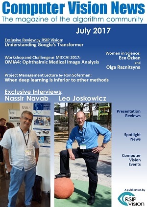 Computer Vision News - July 2017