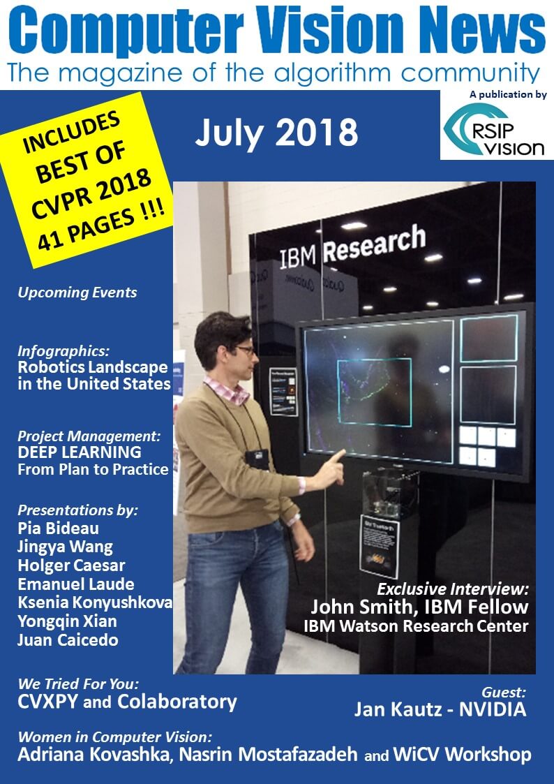 Computer Vision News - July 2018