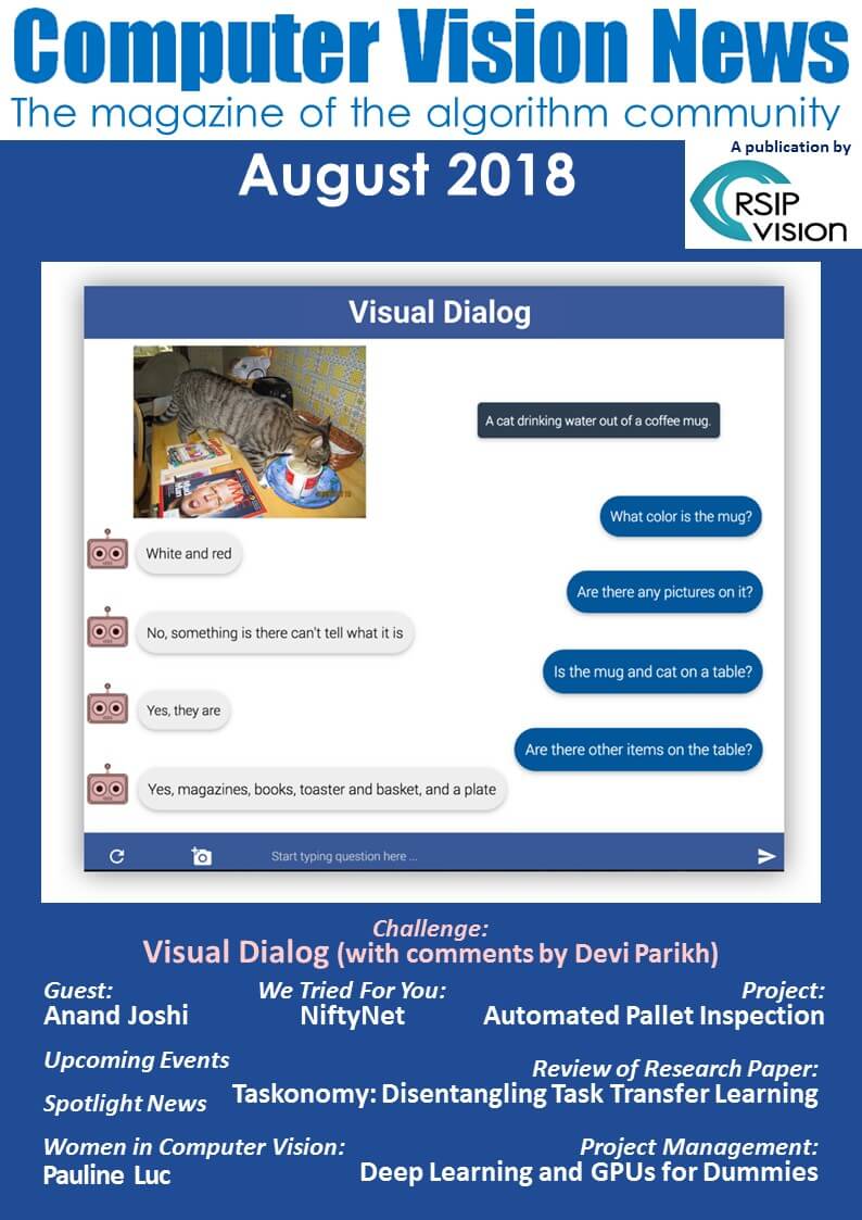 Computer Vision News - August 2018