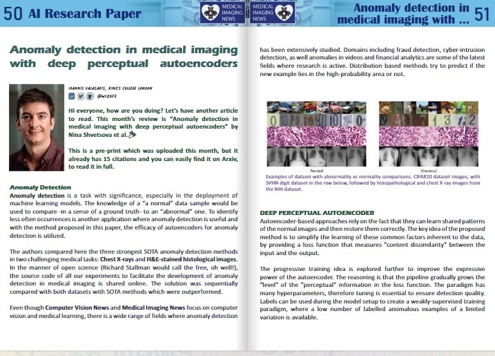 Review Of Anomaly Detection In Medical Imaging Paper Review Of Anomaly Detection In Medical Imaging Paper